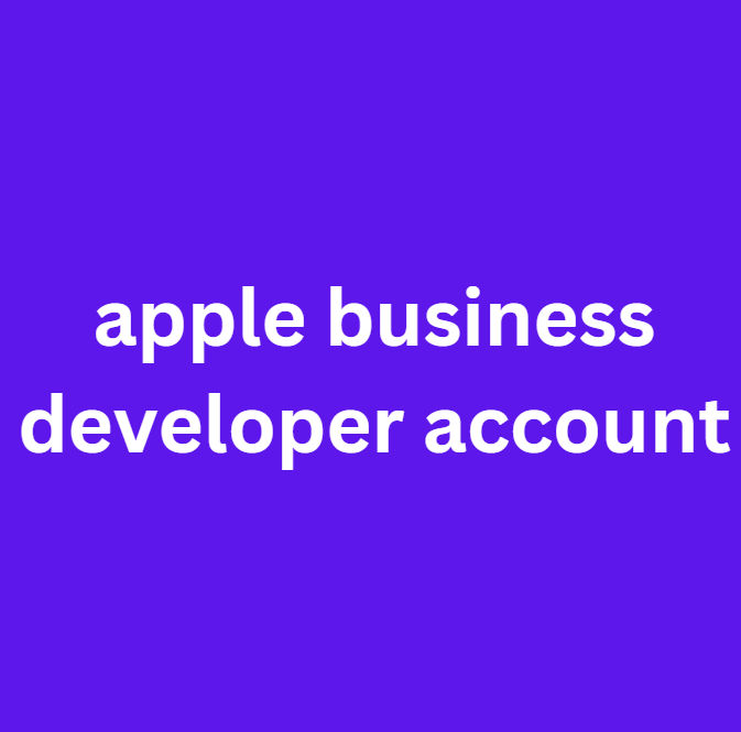 Buy apple business developer account